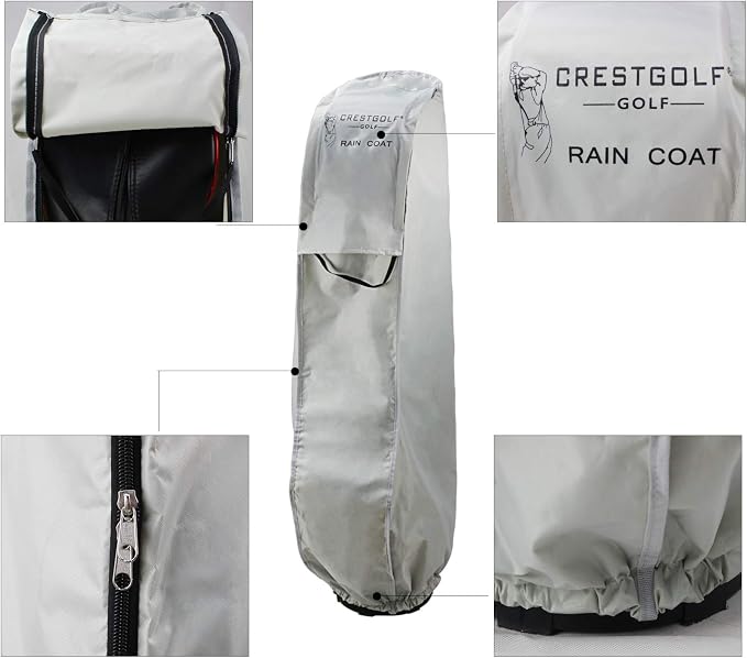 Crestgolf Golf Bag Cover Case Rain Cover Rain Coat for Golf Bag Anti-dust