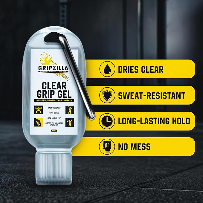 GRIPZILLA Liquid Chalk Kit Gym Chalk for Weight Lifting, Rock Climbing, Pole Grip, Bouldering, Powerlifting, Ball, Gymnastics, Sports, and Workout - Package May Vary