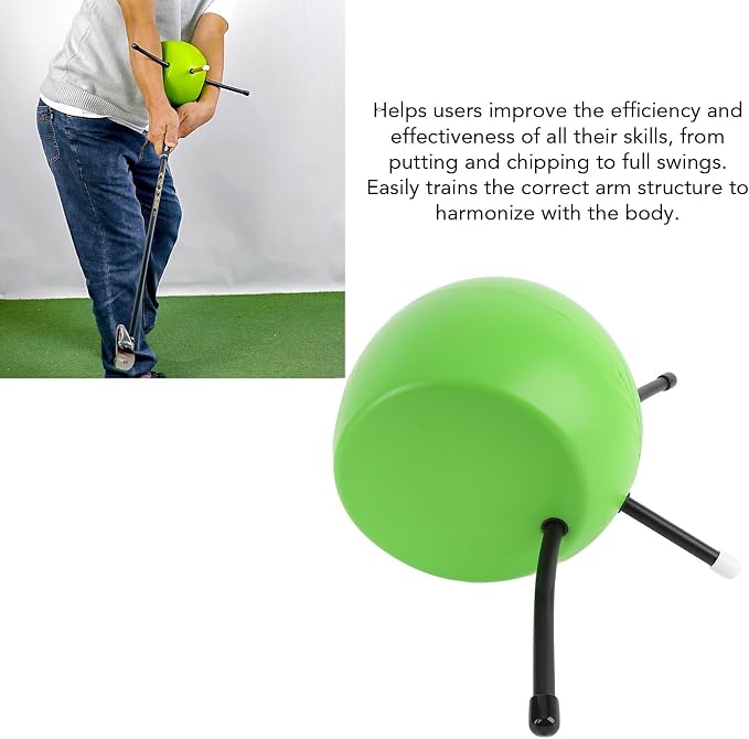 Swing Trainer Aid Practice Ball, Portable Swing Trainer Aid Ball for Golf Swing Posture Training and Coordination