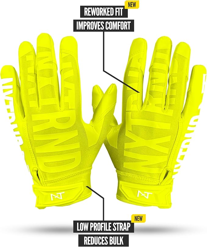 Nxtrnd G1 Pro Men's Football Gloves, Adult Sticky Receiver Gloves