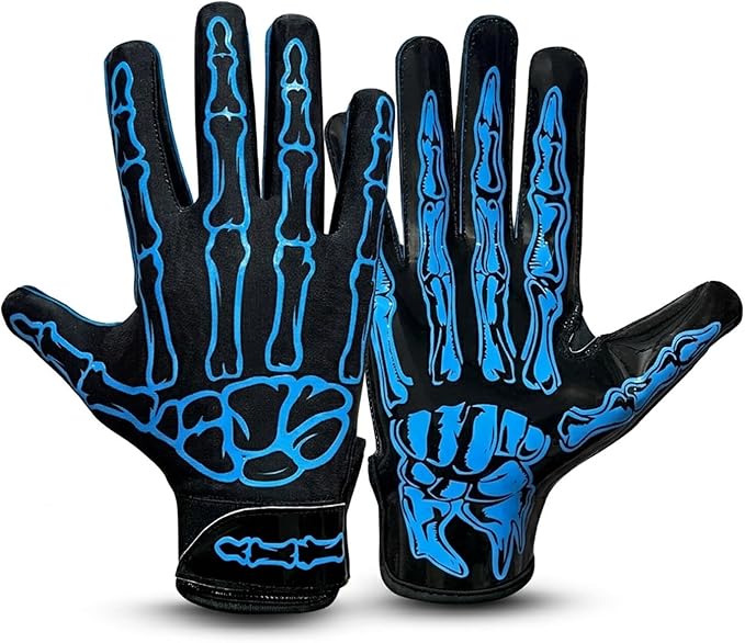 Football Gloves – Super Sticky Receiver Gloves to Boost Grip & Performance for Games & Training – Adult & Youth Sizes