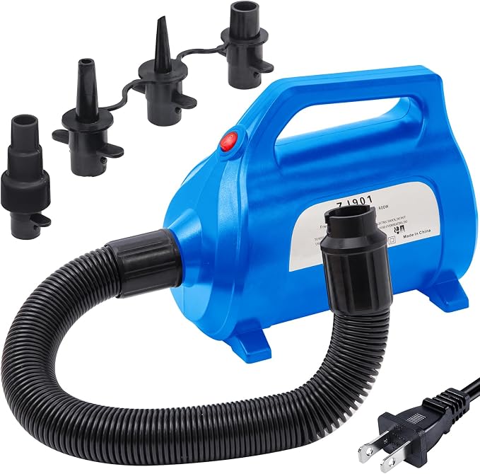 Towable Tube with Electric Air Pump 120V Powerful and Quick Inflatation in 2-Mins