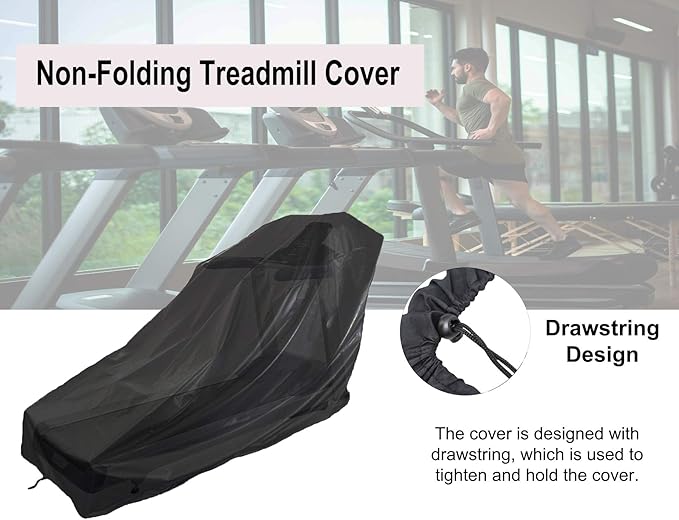 MaWGcowerd Folding Treadmill Cover - Dustproof and Waterproof Oxford Cloth Sunscreen Cover