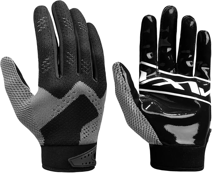 VXW Gripboost Football Gloves for Youth Adult, Super Sticky Grip Palm Pad for Receiver, Lineman, Rider