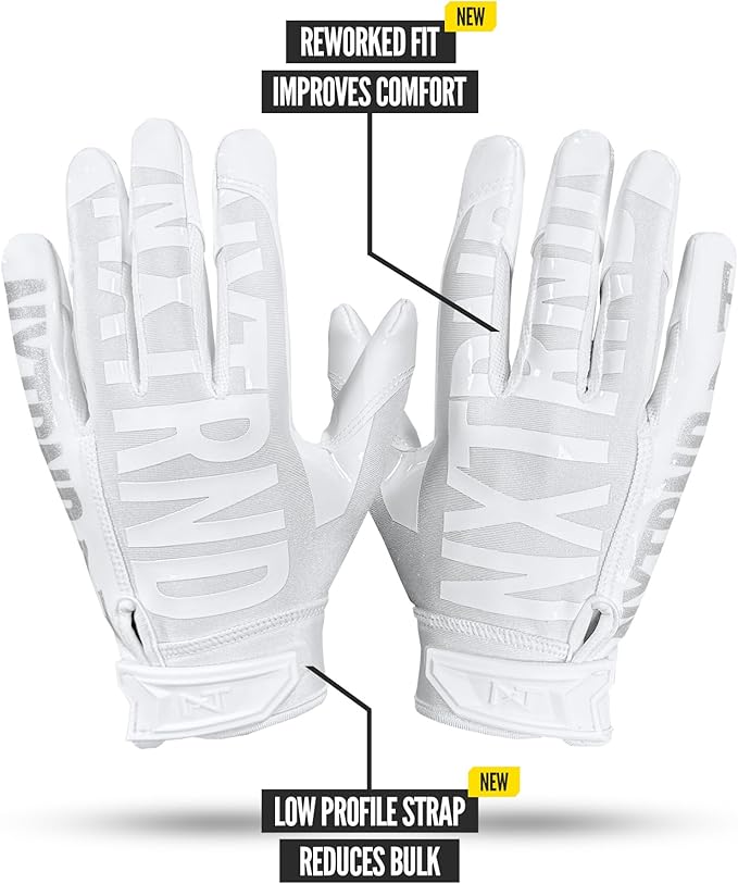 Nxtrnd G1 Pro Men's Football Gloves, Adult Sticky Receiver Gloves