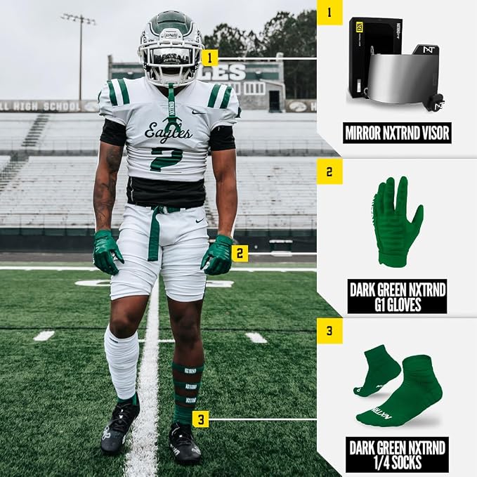 Nxtrnd G1 Pro Men's Football Gloves, Adult Sticky Receiver Gloves
