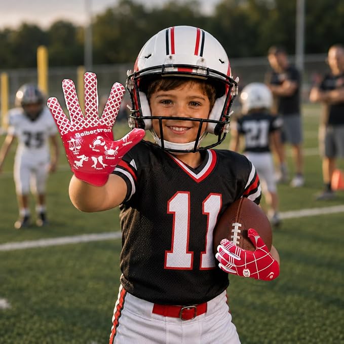 Seibertron Pro 3.0 Twelve Constellations Elite Ultra-Stick Football Receiver Gloves | Super Sticky Grip for Youth Kids Boys 8-12 Girls & Adult Men & Women, Perfect Sports Gift