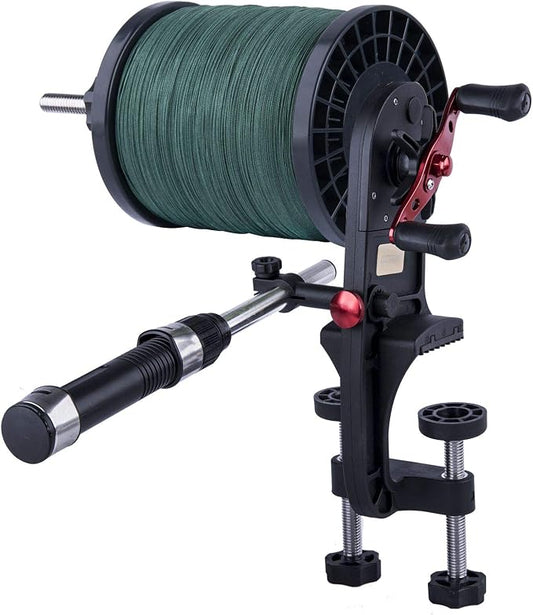 Goture Fishing Line Spooler Winder Machine Reel Spooler Fishing Line Winder Spooler Machine Spooling Station System Fishing Reel Winder Spinning Cast Spincast Trolling Reel