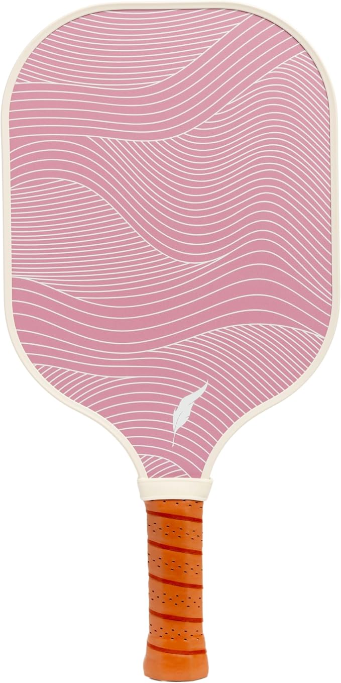 Inscribe Premium Pickleball Paddle – Single or 2 Pack Set – Fiberglass Surface, Polypropylene Honeycomb Core, Lightweight with Comfort Grip for Men & Women