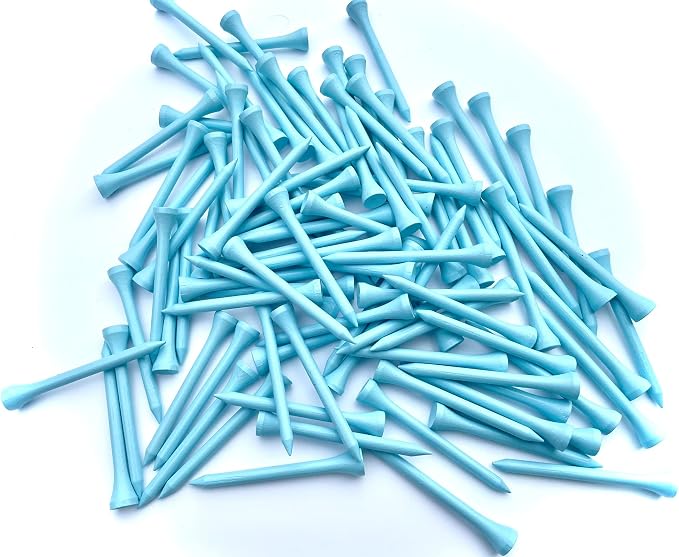 TH Golf 1000 Pcs 70mm 2 3/4 inch Bamboo Golf Tees | Multiple Colour Options | Eco Friendly & Sustainable Strong Bamboo