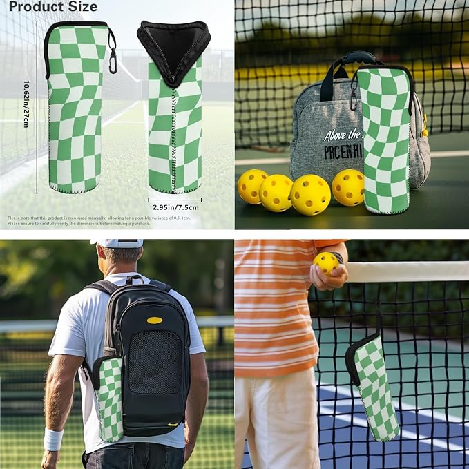 Pickleball Paddles Set 3PCS Pickleball Paddle Case Pickleball Racket Pickleball Bag Ideal for Beginners Gifts
