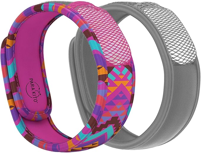 PARA'KITO Bonus Pack - 2 Wristbands & 2 Refills (Charcoal & Native)