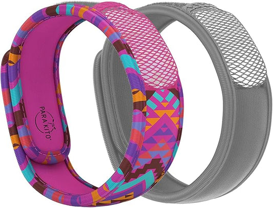 PARA'KITO Bonus Pack - 2 Wristbands & 2 Refills (Charcoal & Native)