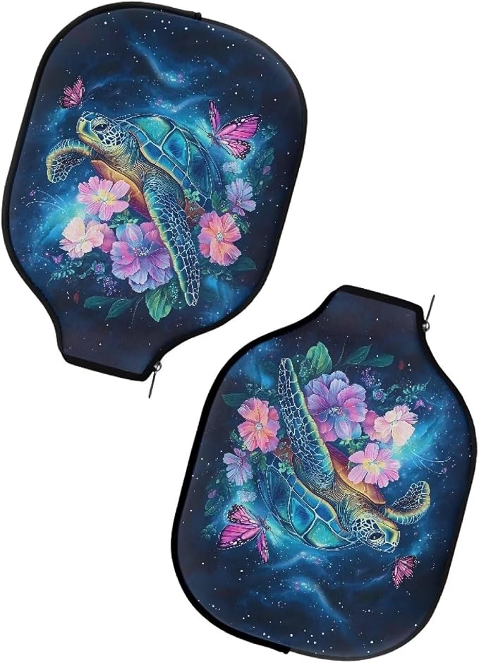 Blue Camo Corgi Pattern Print Pickleball Paddle Covers Only Paddles Holder Sleeve Fits Most Rackets