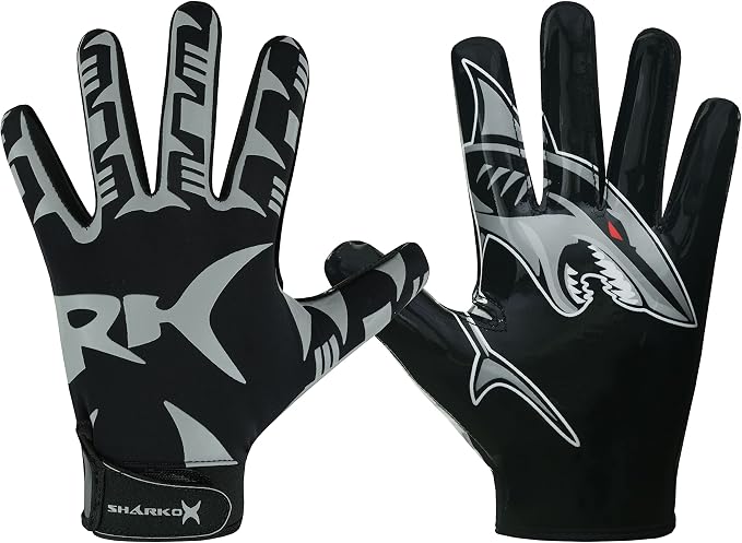 Non-Slip Tacky Football Gloves Ball Feel Sensation, Football Receiver Gloves in Youth, Adult, and Kid Sizes, Ultra Sticky Silicone Strong Palm Grip