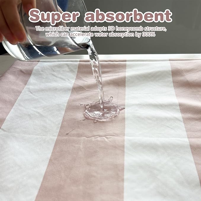 PY SUPER MODE 2 Pack Beach Towel - 75 x 35 inches Quick Dry Microfiber Beach Towels Oversized, Lightweight Soft and Absorbent Bath Towel Suitable for Swimming Pool Camping for Kids & Adults