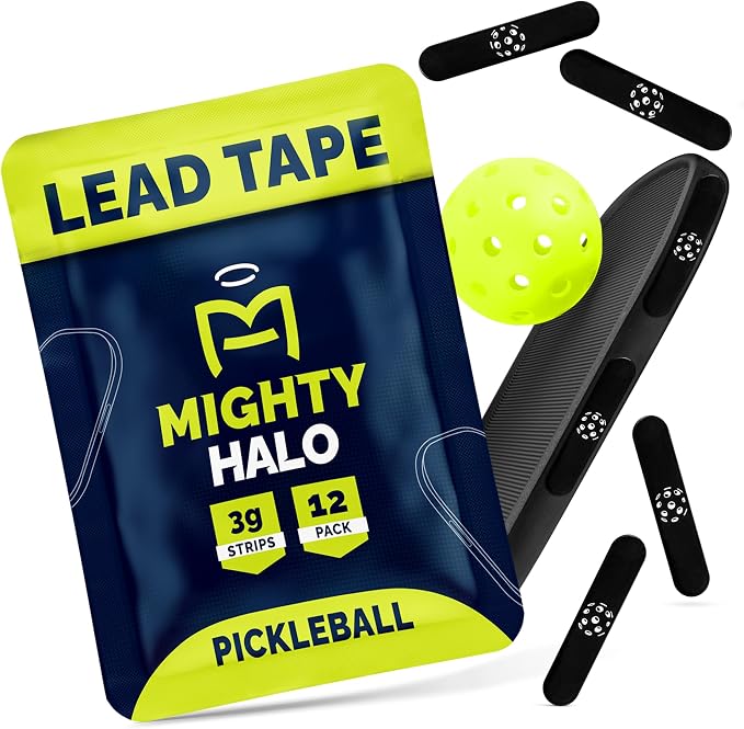Lead Tape for Pickleball Paddles | Pre-Cut 3g Strips | Plastic-Coated, High-Performance Adhesive Weights