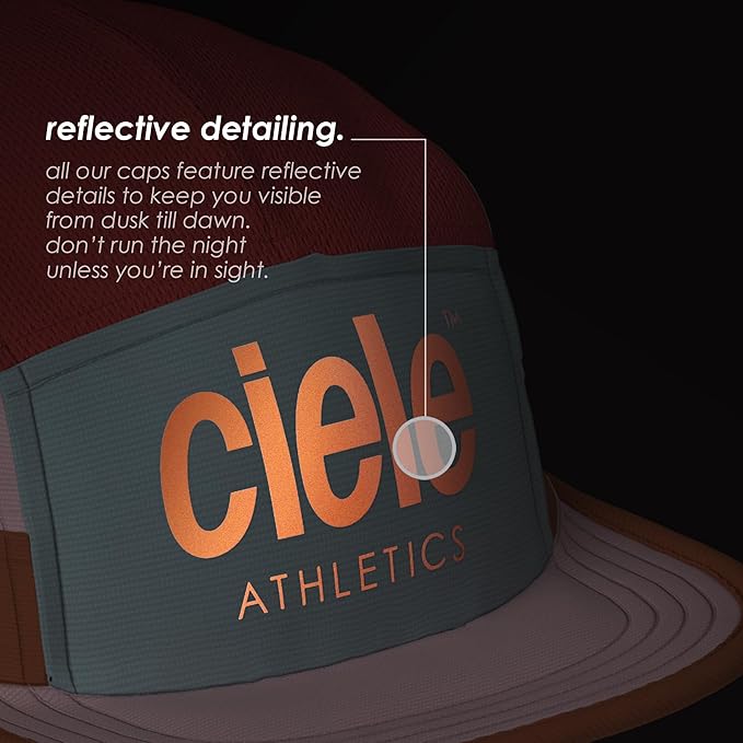 Ciele Athletics GOCap - Premium Washable Moisture Wicking Hat with Sun Protection, 5-Panel Knit Running Hat