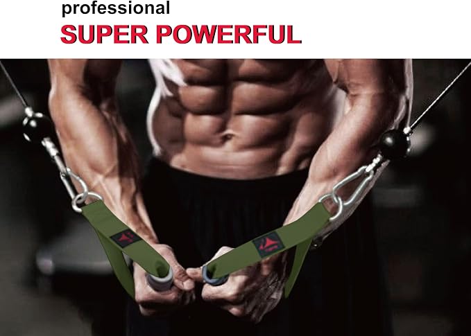 Heavy Duty Gym Workout Handles Attachment for Cable Machine,Resistance Band,Pulley System Home Exercise Equipment, Comfortable and Stronger Grip