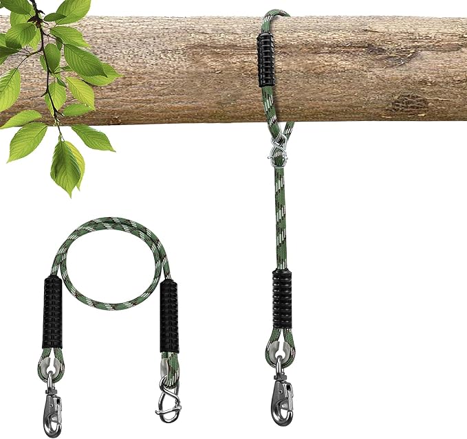 Heavy Duty Tree Swing Ropes, Hammock Hanging Chair Hanging Kit Adjustable Swing Hanging Straps Outdoor Camping Playground Set Accessories 7.25Ft(87")