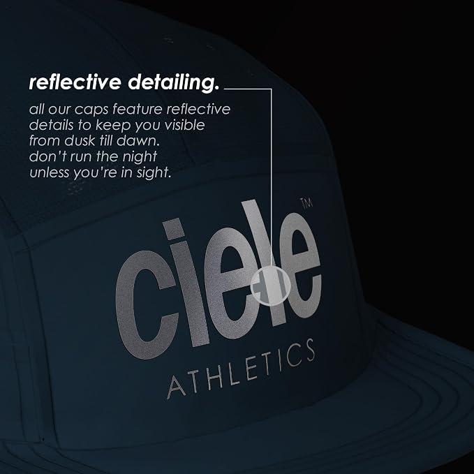 Ciele Athletics GOCap - Premium Washable Moisture Wicking Hat with Sun Protection, 5-Panel Knit Running Hat
