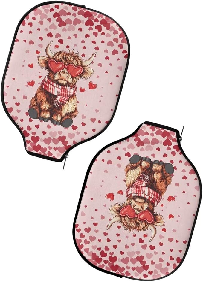 Pickleball Paddle Covers Only for Men and Women Zipper Closure Protection and Decoration