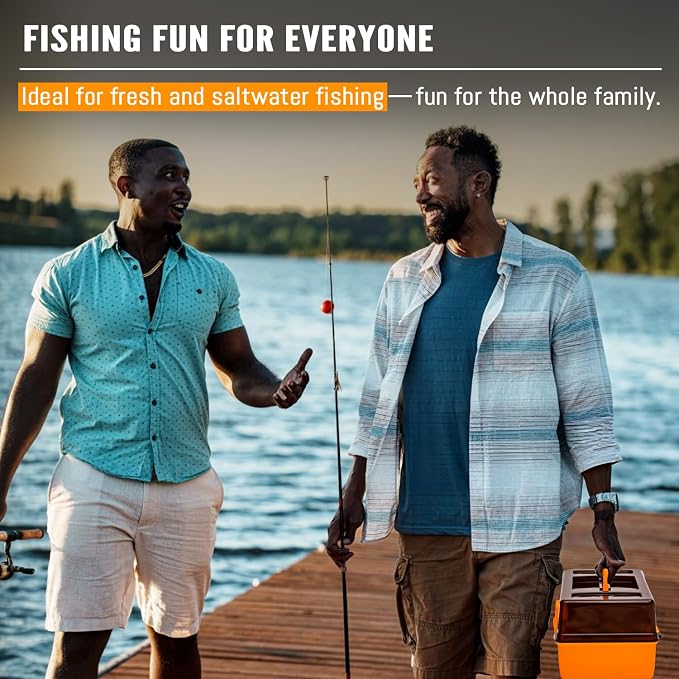 448-Pcs Fishing Lures Kit – Complete Large 3-Layer Tackle Box Set with Hooks, Weights, Bobbers, Pliers, Rigs, Leaders & Accessories for Men, Kids, Beginners, Gear gift choice for Fathers Day
