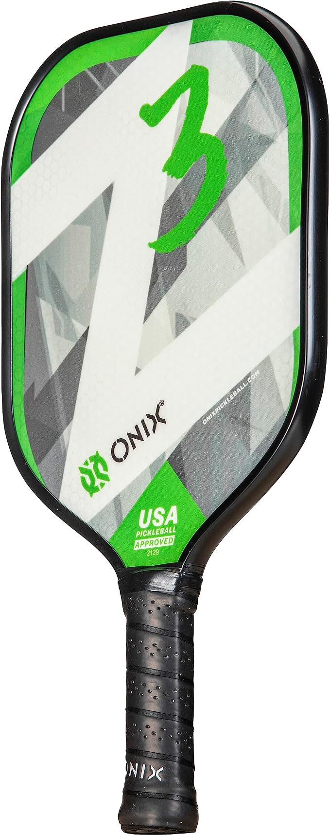Onix Graphite Z5 Carbon Fiber Pickleball Paddle with Wide-Body Shape, Honeycomb Core & Graphite Face