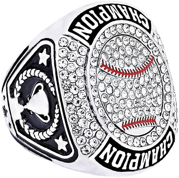 Baseball Championship Ring Trophy Award Gift Tournament Champions or Finalists Champion Ring
