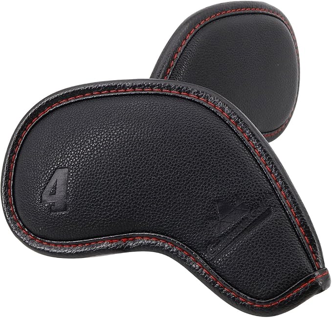 Craftsman Golf Embossed No. Black Cyan Golf Club Iron Headcovers Set for Ping Callaway Mizuno Taylomade Etc.