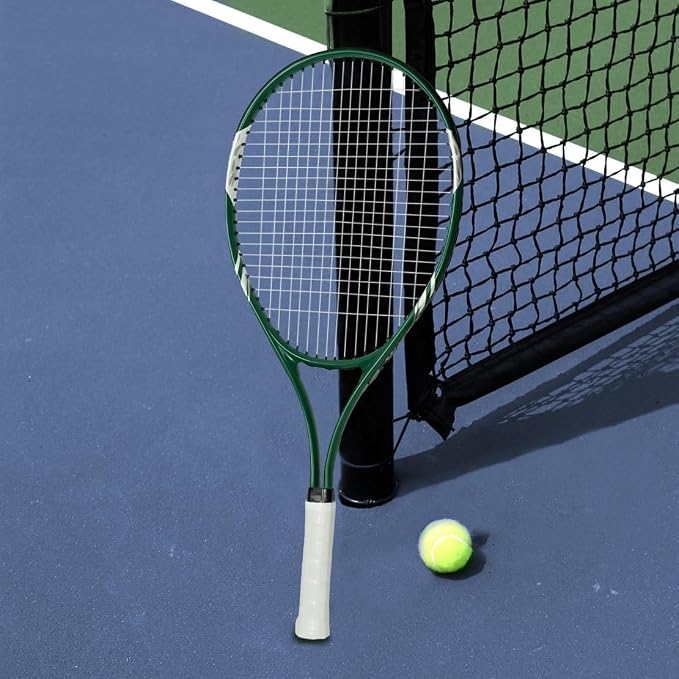 Tennis Rackets 2 Players Recreational for Beginners,Pre-Strung 27 Inch Light Adult Racquet Set for Women Men with Tennis Balls,Overgrips and Carry Bag