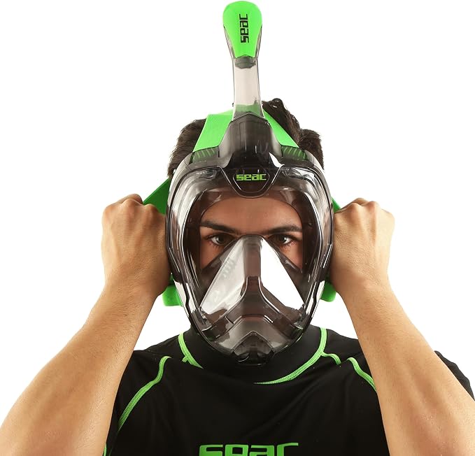 SEAC Magica Full Face Snorkeling Mask Comfortable for Smaller Faces