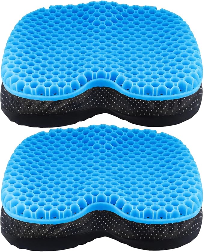 Anti-Slip Kayak Seat Cushion, Waterproof Thicken Gel Kayak Seat Pad with Non-Slip Cover, Canoe Seat Cushion Kayak Accessories Kayak Canoe Boat Equipment