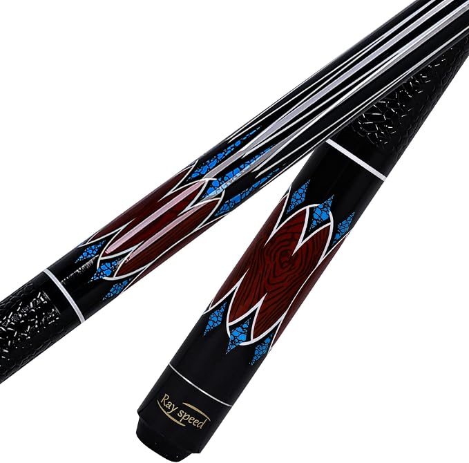 Pool Cue Stick Low Deflection Shaft Billiard Cue Stick with Hard Case 19-20 oz Professional Pool Stick