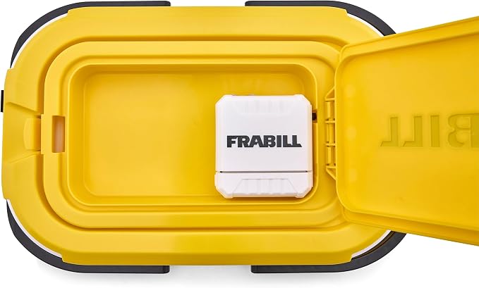 Collapsible Bait Bucket with Aerator-White/Yel
