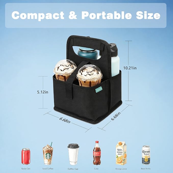 Paddle Board Cooler Paddle Board and Kayak Drink Cup Holder Reusable Insulated Coffee Cup Carrier, 2-in-1 Drink & Phone Holder Essential SUP Accessories for Paddleboarding