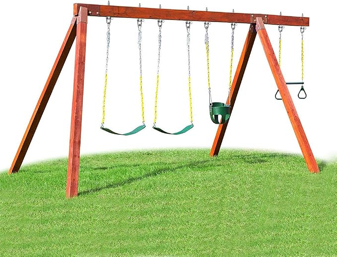 SELEWARE Set of 2 Heavy Duty Swing Hanger 1800LB Capacity, M10 x 9.3" Swing Bolts, Stainless Steel Swing Hooks for Wood and Steel Beam Yoga Hammock Chair Punching Bag Porch Swing Sets Seat
