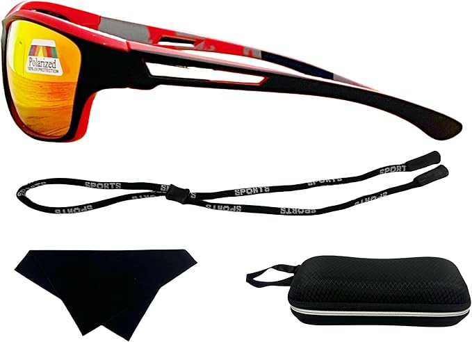Poarlized Bifocal Sunglasses for Women Men Retainer Sports Wrap Fishing Cycling Driving 1.50 1.75 2.00 2.5