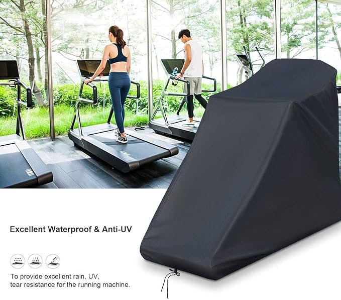 Treadmill Cover for T Series, Treadmill Covers Waterproof Outdoor for Home, Exercise Equipment Cover Indoor & Outdoor