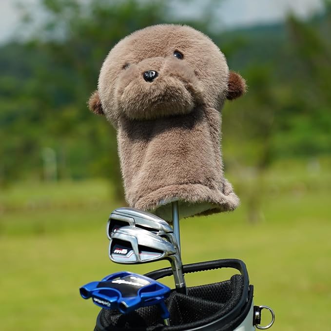 Craftsman Golf Driver Headcover Horse Sloth Funny Animal Golf Head Cover Novelty for Wood Driver Fairway Hybrid Golf Club for Men Women Kids Golfer Gift