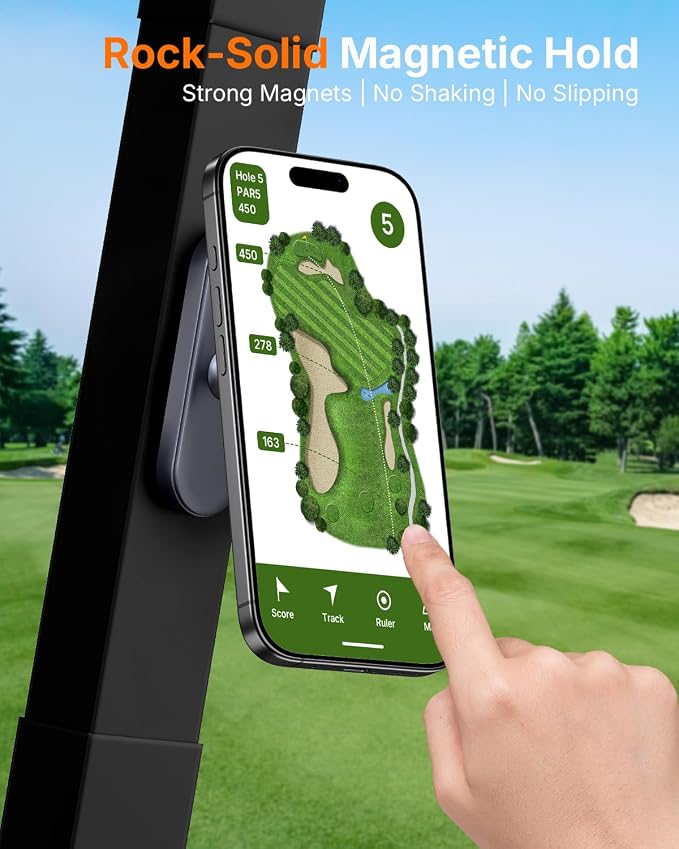 WOSPORTS Golf Range Finder and Golf Cart Phone Holder