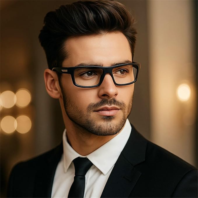 willochra Full lens Readers Wrap Around Sport Magnifying Safety Reading Glasses Blue Light Blocking Goggles for Men F25