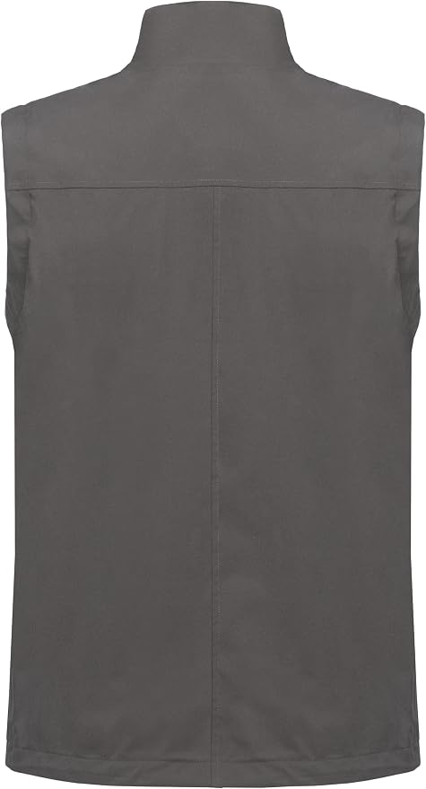 Little Donkey Andy Men's Lightweight Quick Dry Vest Windproof Sleeveless Jacket with 11 Pockets for Travel Fishing Hiking