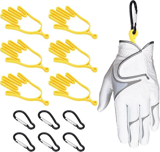 PATIKIL Golf Gloves Stretcher, Plastic Keeper Support Rack Holder Dryer Hanger Frame with Hanging Hooks for Men Women Sports Gloves Maintenance
