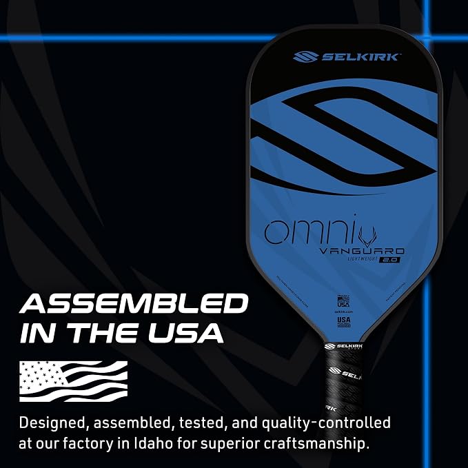 Selkirk Sport Vanguard Hybrid Pickleball Paddle | Carbon Fiber Pickleball Paddle with a Polypropylene X5 Core | Pickleball Rackets