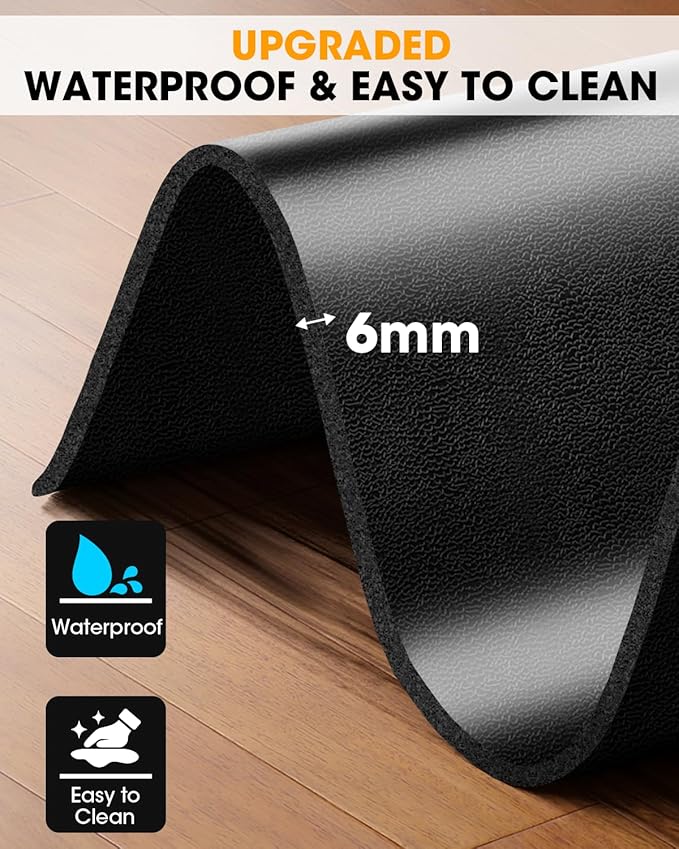 Stepwaver Walking Pad Mat for Carpet Floor, 102"x36", Treamill Mat for Hardwood Floors, High Density, 1/3 Thickness, Folable, Floor Protection for Bike, Elliptical, Treadmill