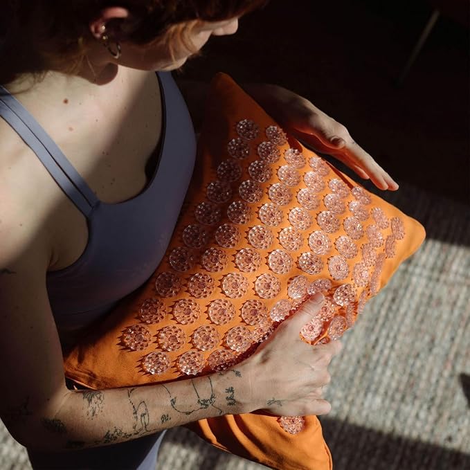 ShaktiMat Acupressure Pillow for Relaxation, Massage Neck Muscles, Relieve Stress & Tension, Similar to Acupuncture, No Needles Required