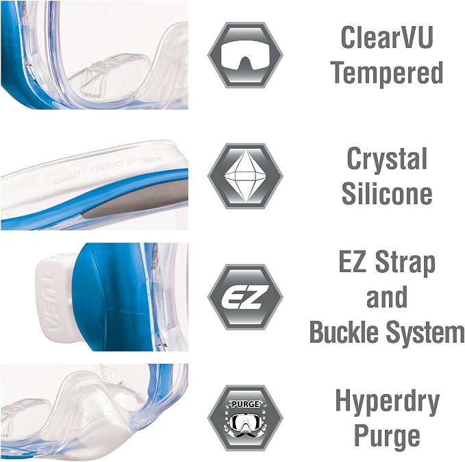 TUSA Sport Adult Imprex 3D Purge Mask