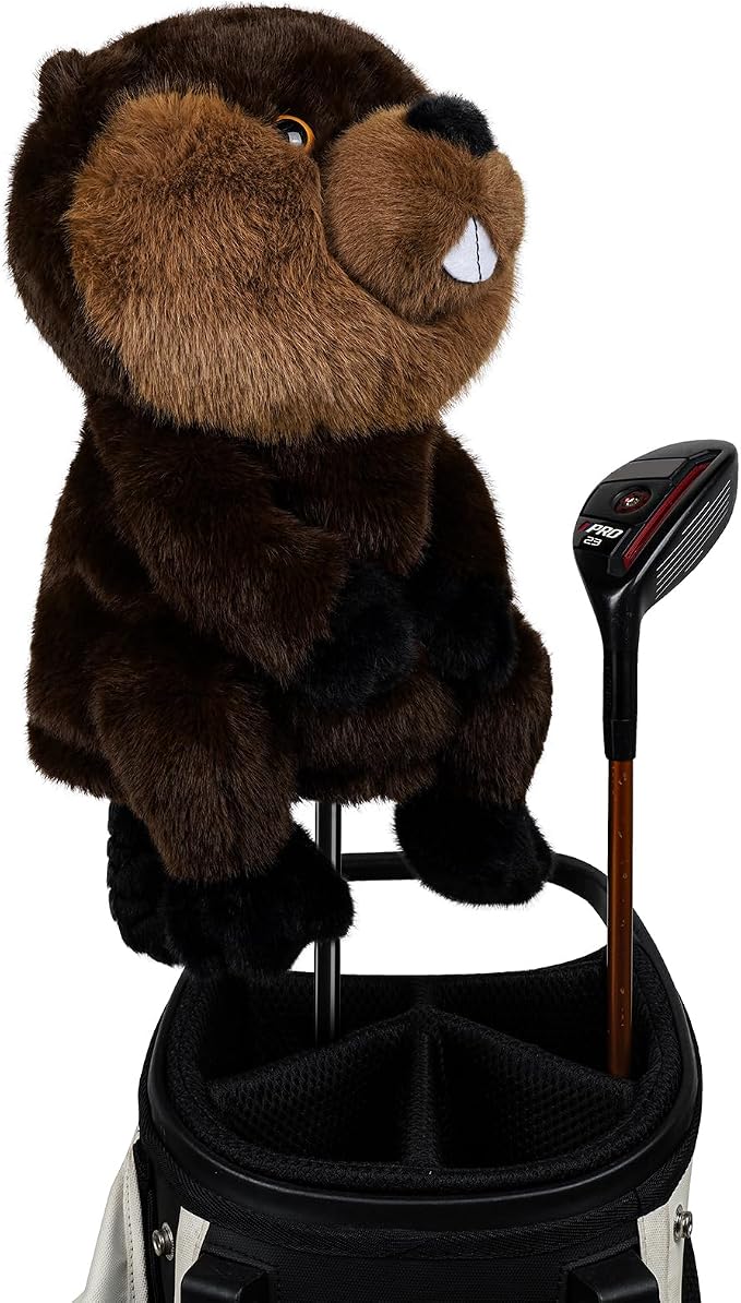 Craftsman Golf Driver Headcover Horse Sloth Funny Animal Golf Head Cover Novelty for Wood Driver Fairway Hybrid Golf Club for Men Women Kids Golfer Gift