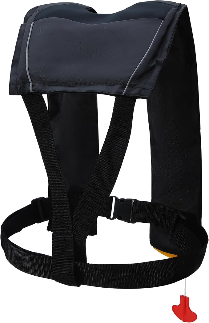 Automatic Inflatable Life Jackets for Adults Life Vests PFD Low Profile Load Capacity Up to 330lbs